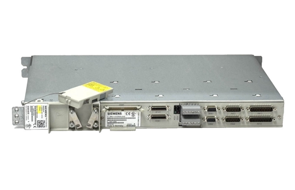 SIEMENS 6SN1118-0DM33-0AA2 CONTROL LOOP BLOCK W/ POWER MODULE 6SN1123-1AB00-0AA2