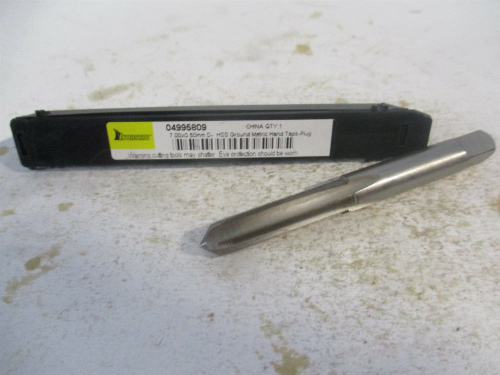 (JY4995809) M7x0.50 1-1/8" x 2-23/32" HSS RH 4Fl Straight Flute Plug Hand Tap