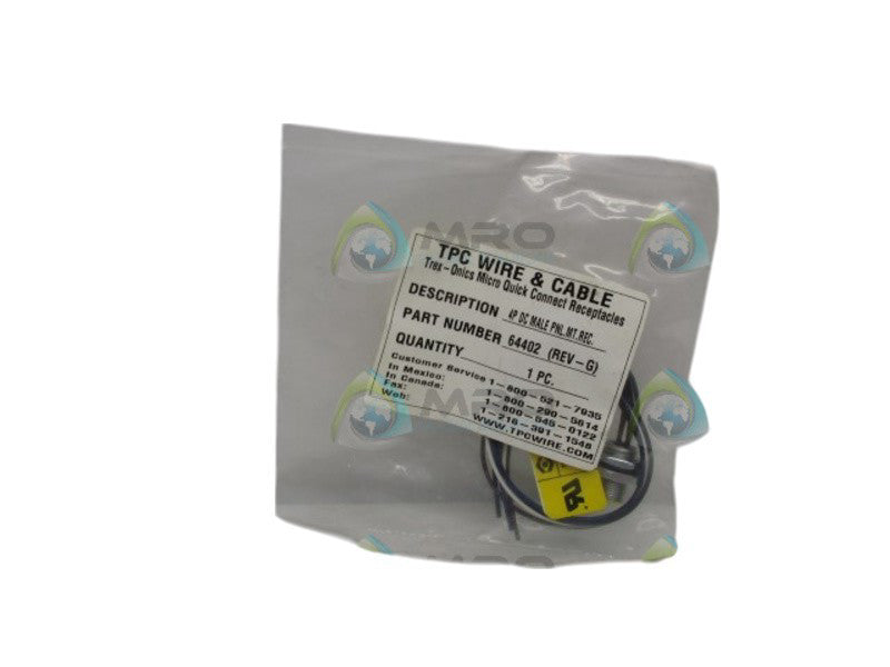 TREXONICS 64402 CABLE 4POLE DC METAL MICRO PANEL MT  NSMP