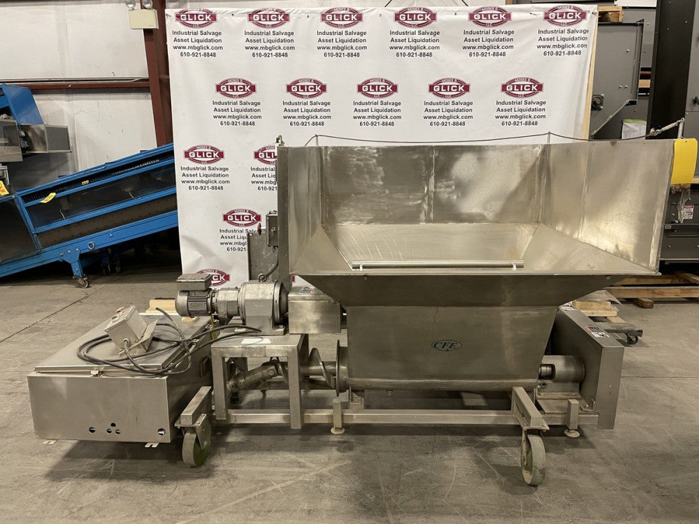 CFE DP35WP Stainless Steel Volumetric Screw Feeder/Auger/Mixer 0.86RPM 0.33HP