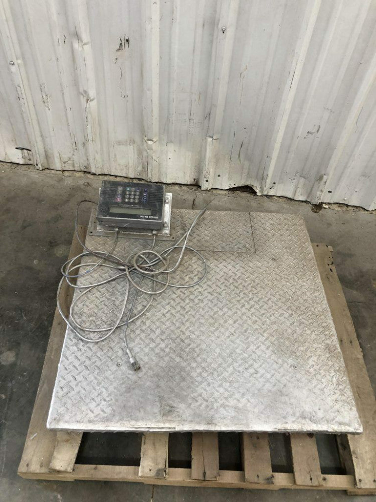 Mettler Toledo 34 X 34 Floor Scale w/ PXHN1200000 Digital Weight Indicator 12.5V