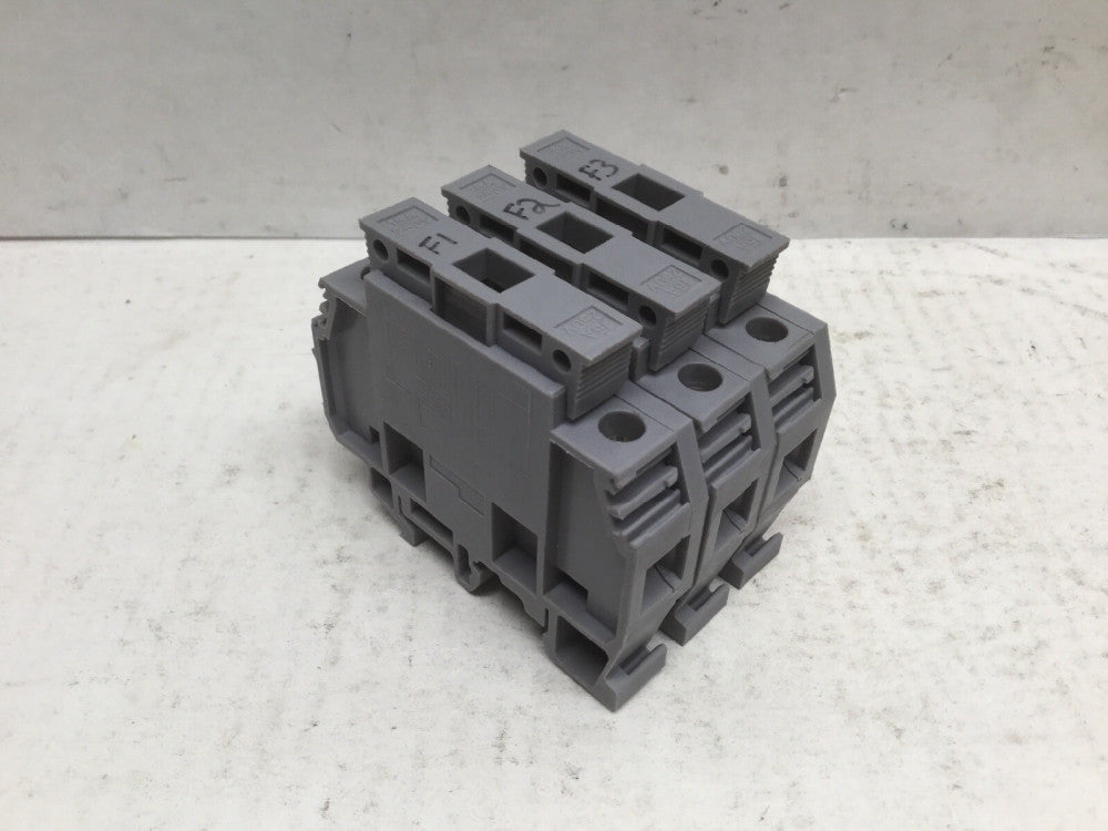 Entrelec M10/16SF Terminal Block Fuse Holder 16A, 600V Fuse, 250V