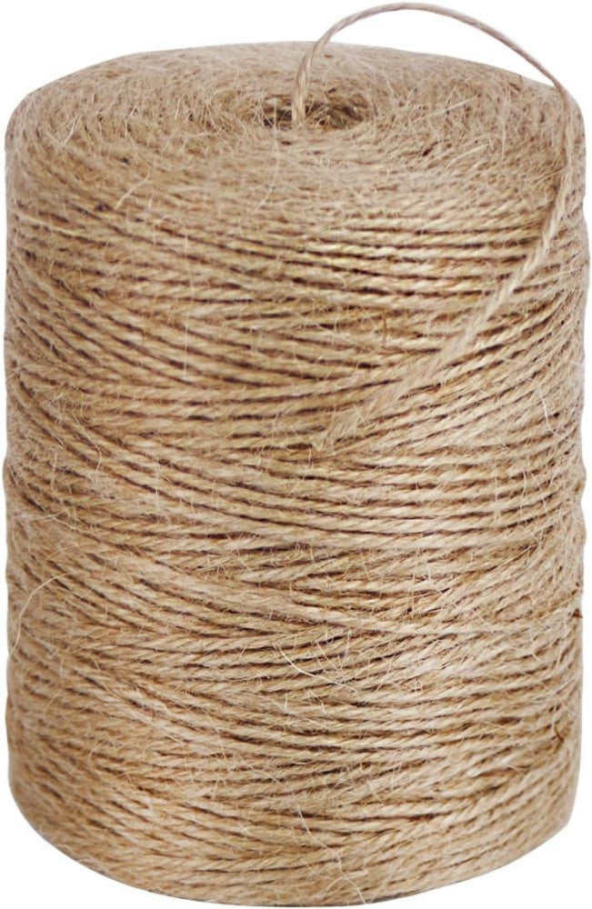 PerkHomy Natural Jute Twine 1800 Feet Long 800 (245M), 2mm (1/12 In) 