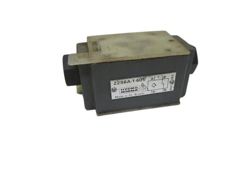 HYDRO NORMA Z2S6-1-60V HYDRAULIC CONTROL VALVE UNMP