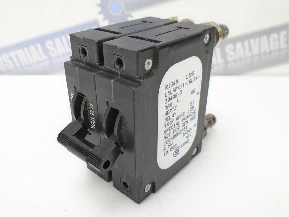 AIRPAX CIRCUIT BREAKER 100A - LMLHPK11-1RLS4-30406-3 - R1349 Line - BULLET STYLE