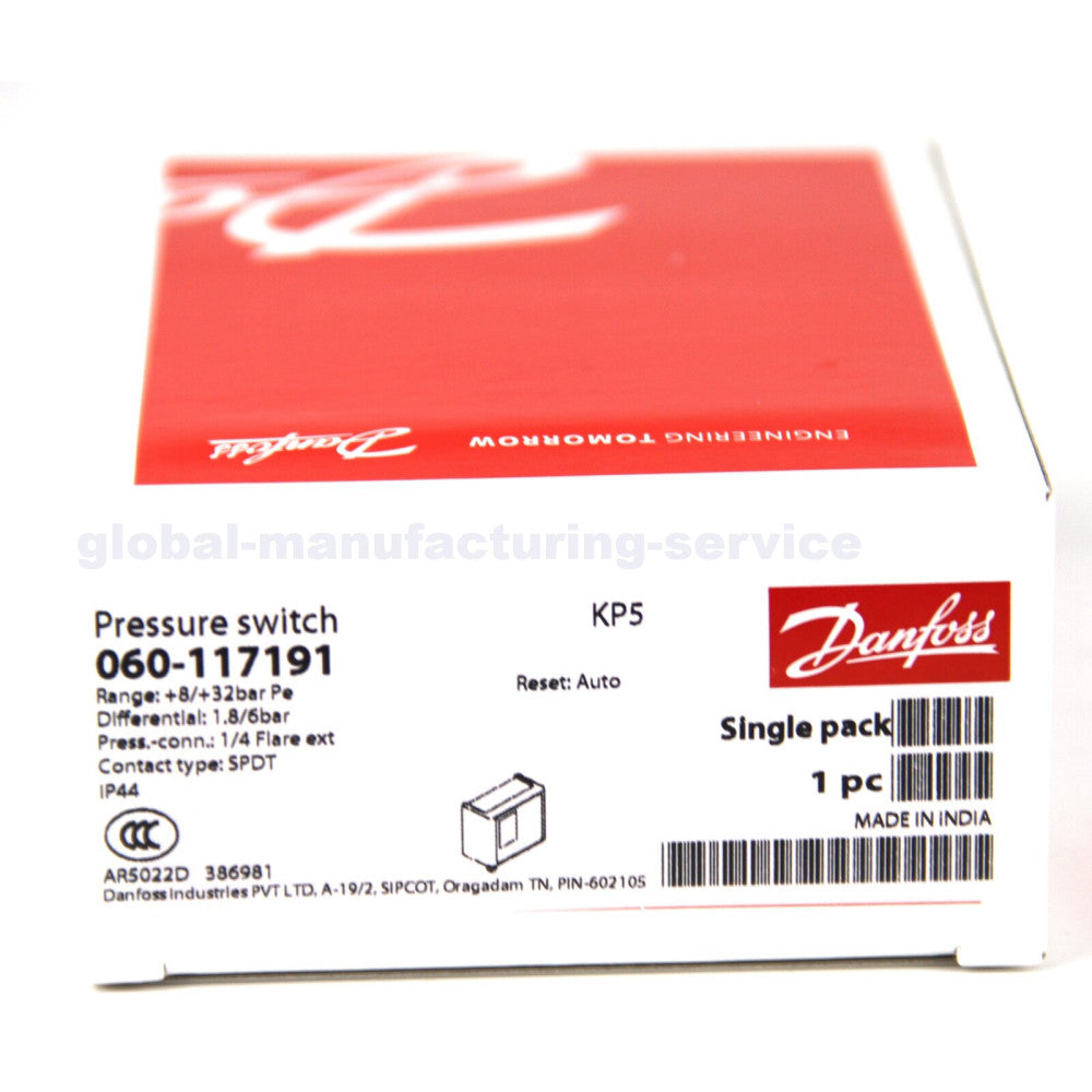 One Brand New DANFOSS KP5 060-117166 060-117191 Pressure Control