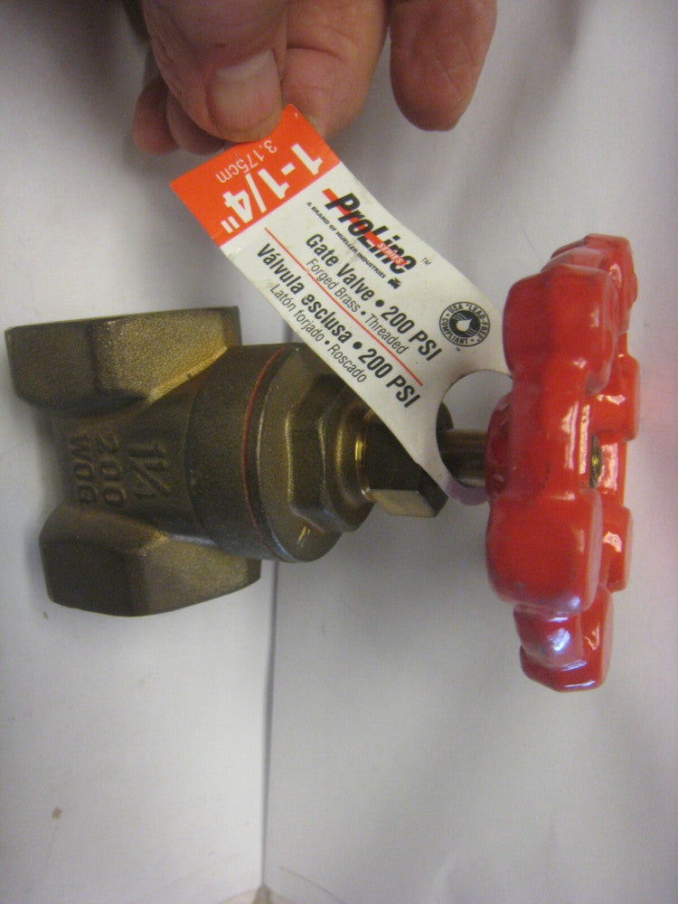 ProLine Mueller 1-1/4" Gate Valve 200 PSI 100-406NL FREE SHIPPING Priority mail