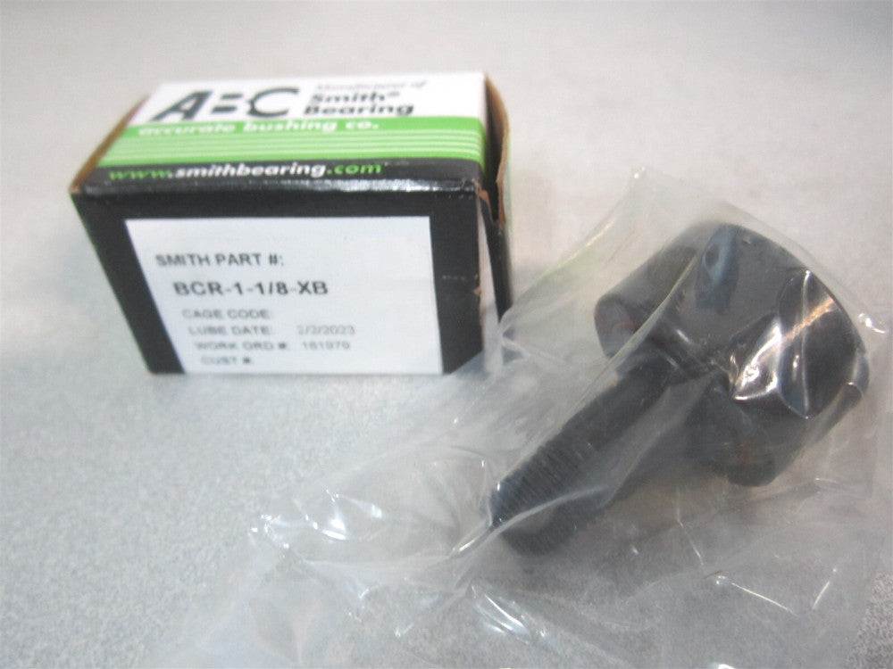 Smith Bearing (BCR-1-1/8-XB) 1.125" x 0.625" x 0.4375" x 1" Plain Cam Follower