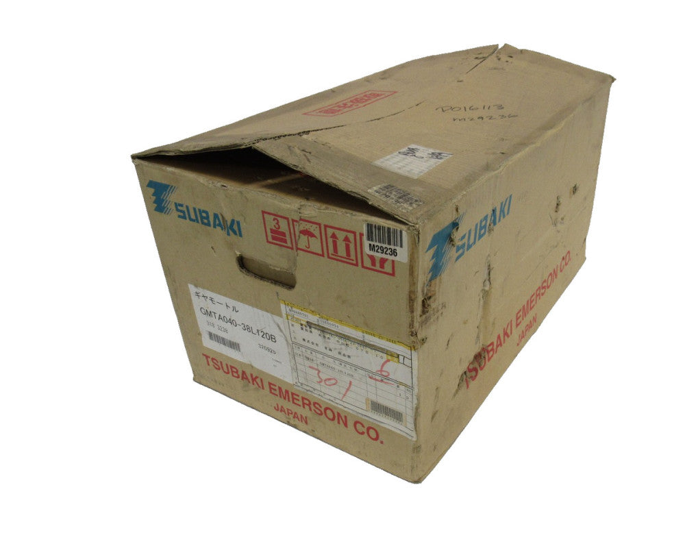 NEW TSUBAKI GMTA040-38L120B GEAR MOTOR 1:120 200/220V GMTA04038L120B
