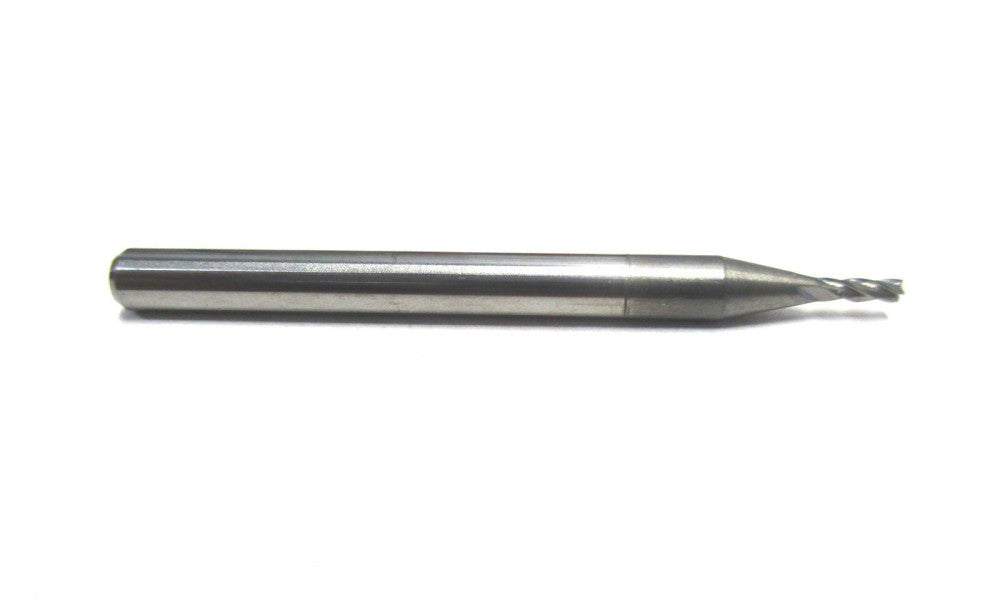 MADE IN USA 3/64 x 1/8 x 9/64 x 1-1/2 4-Flute CC SE RH Carbide Square End Mill