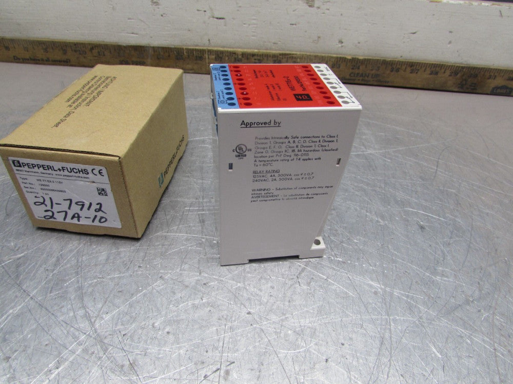 NEW! Pepperl+Fuchs 129200 ,SAFETY SWITCH,  WE77/EX-2 , 115V, 4A,NIB! MAKE OFFER!