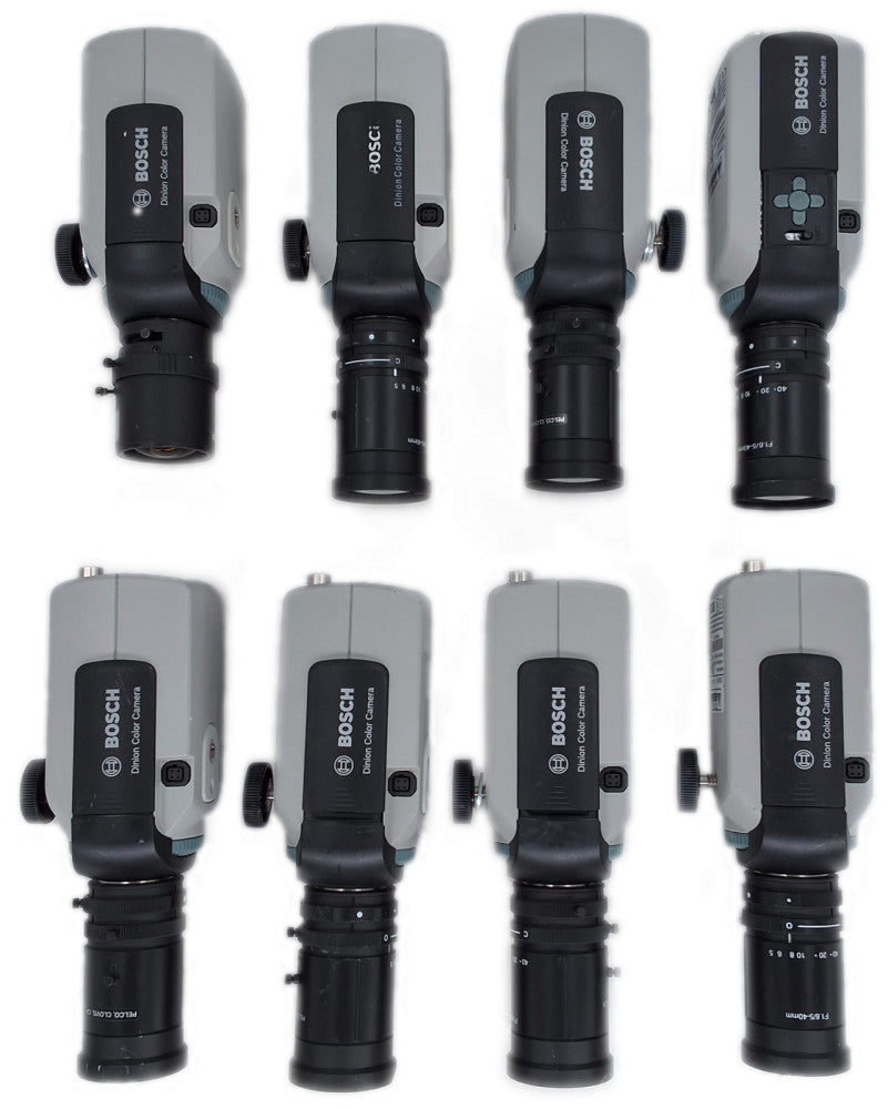 Lot of 8 Bosch LTC0455/21 Dinion Color Security Cameras