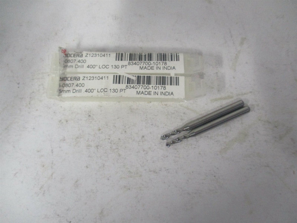SGS (07358) 2.05mm x 1/8" x 1-1/2" 130° Spiral Circuit Board Drill Bit - Qty 2