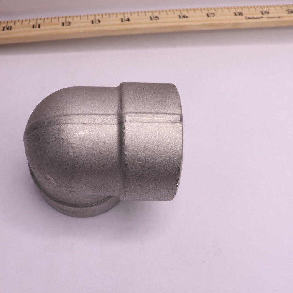 Anvil 90-Deg Elbow 316/316L Forged Stainless Steel #3000 2"