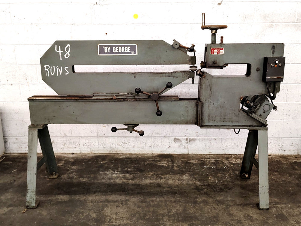RELIANCE BY GEORGE 1/4" X 52" POWERED ROTARY SHEAR  4-350 SPINDLE SPEED CS5273