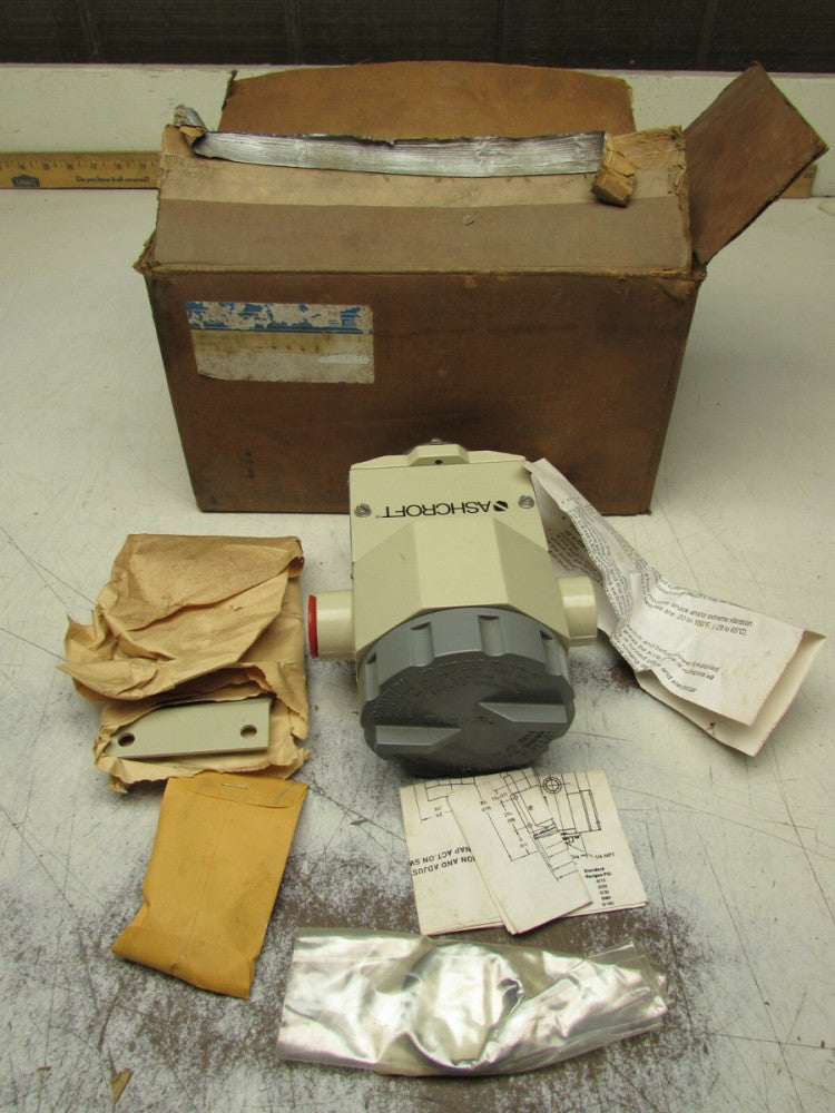 ASHCROFT PRESSURE SWITCH PPDN7GGV25 60PSI-RANGE 500PSI-PROOF 2.7-5.5 NEW IN BOX 