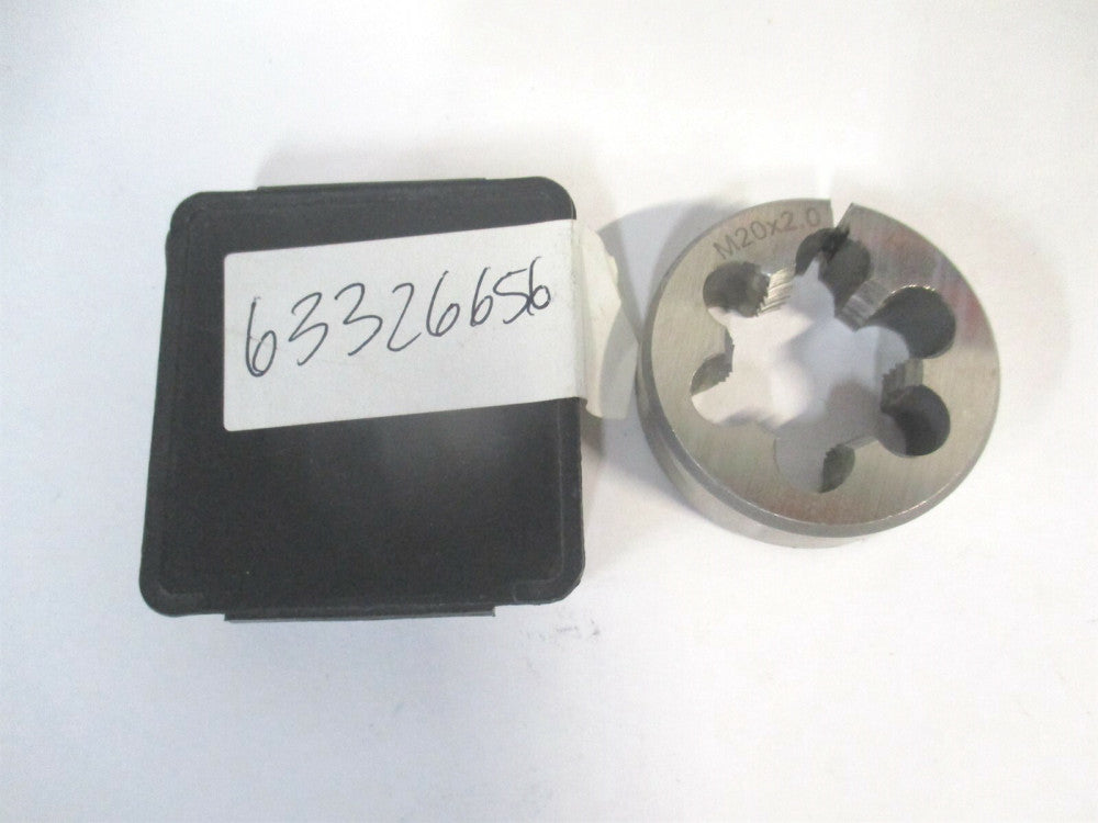 (314-1754) 1-1/2" M20x2.00 Metric Fine High Speed Steel Round Adjustable Die 