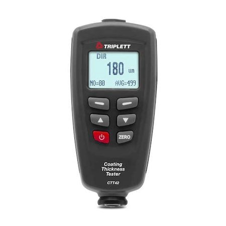 Triplett Ctt42 Thickness Gage, 0 To 49 Mil, Digital