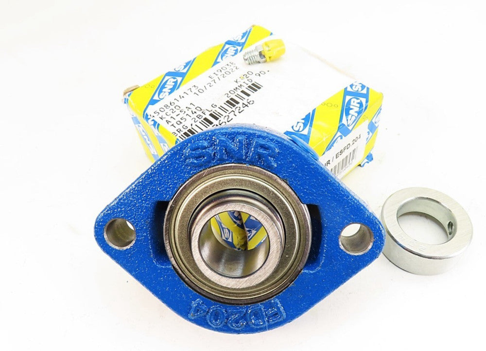 SNR ESFD.204 2 Hole Flanged Bearing 20MM Bore NEW IN BOX