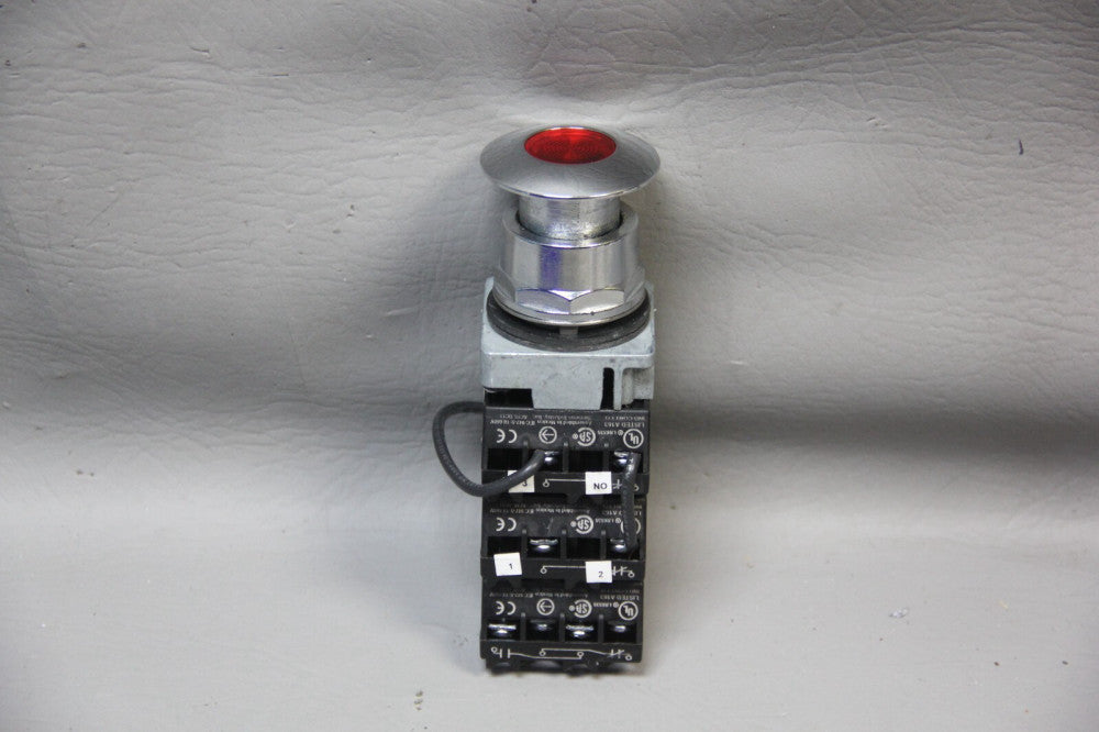 SIEMENS HEAVY DUTY RED ILLUMINATED EMERGENCY PUSH/PULL PUSHBUTTON 52PP7E2UB