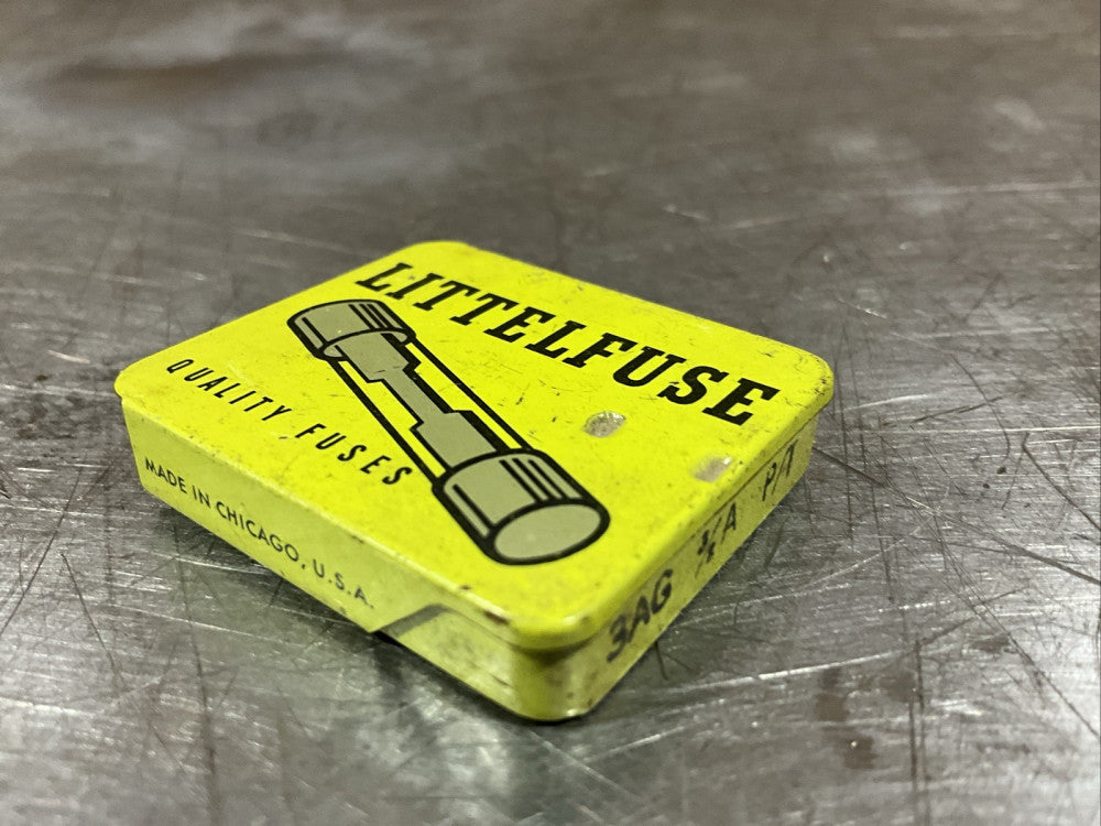 PACK OF 5 LITTELFUSE 3AG 3/2 A P/T FUSES Nos Surplus