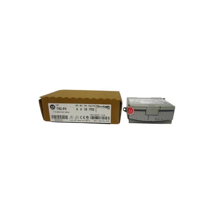 ALLEN BRADLEY 1762-IF4 SER. A F/W 1.0 24VDC 0.05A REV. A (BR/WH) NSMP