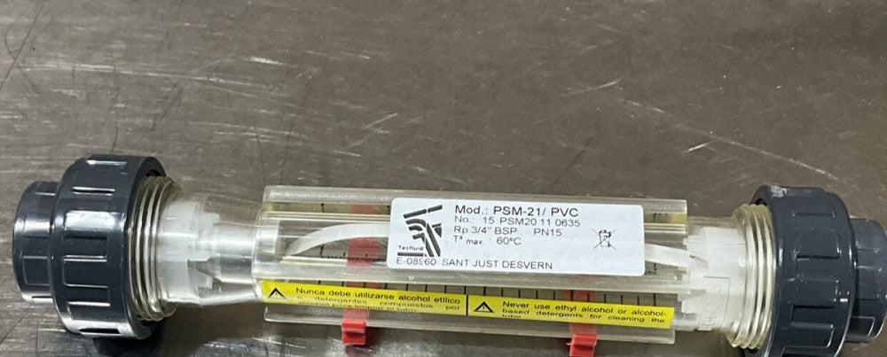 PSM-21 / PVC TECFLUID, Plastic Flow Meter, for gases & liquids PSM21 / PVC .....