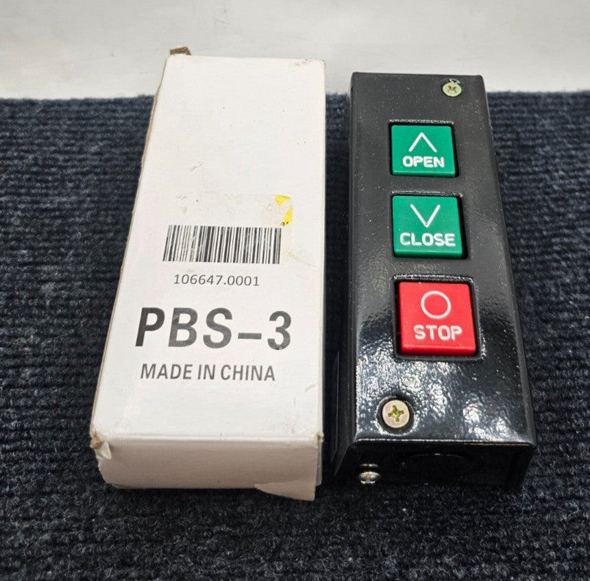 (QTY 5) MMTC PBS-3 NEMA1 3-Button Interior Surface Mount Control Station Contact