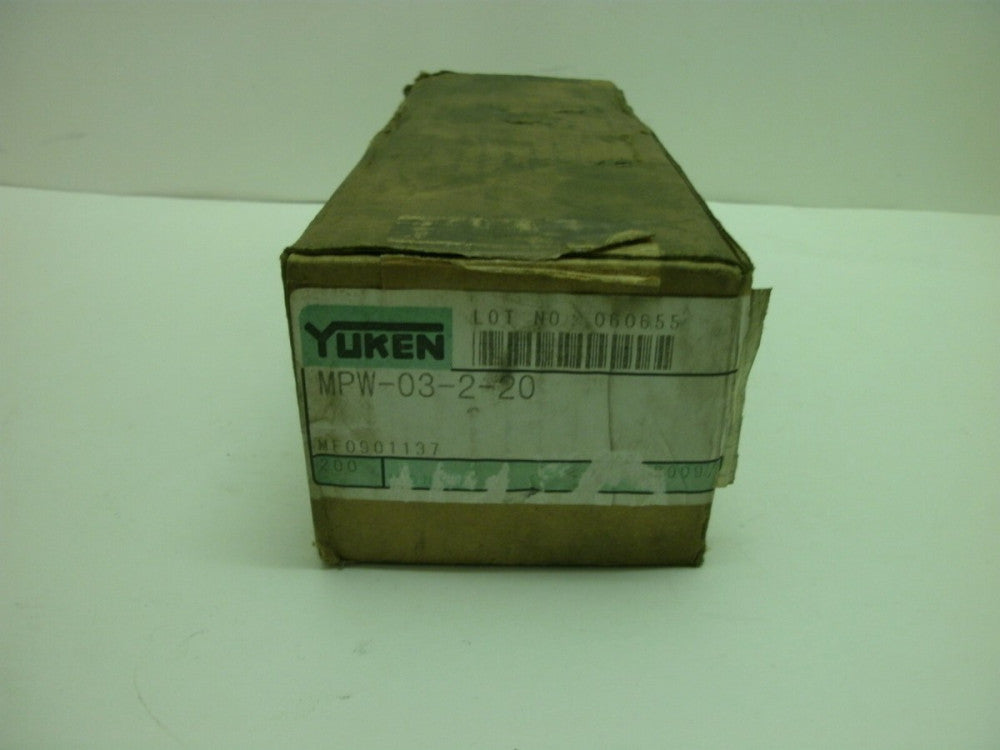 YUKEN MPW-03-2-20 PILOT OPERATED CHECK MODULAR VALVE NEW IN BOX