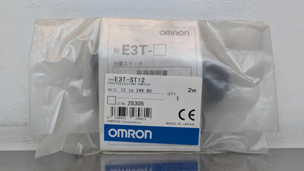 Omron E3T-ST12 Photoelectric Switch 2m 12-24VDC