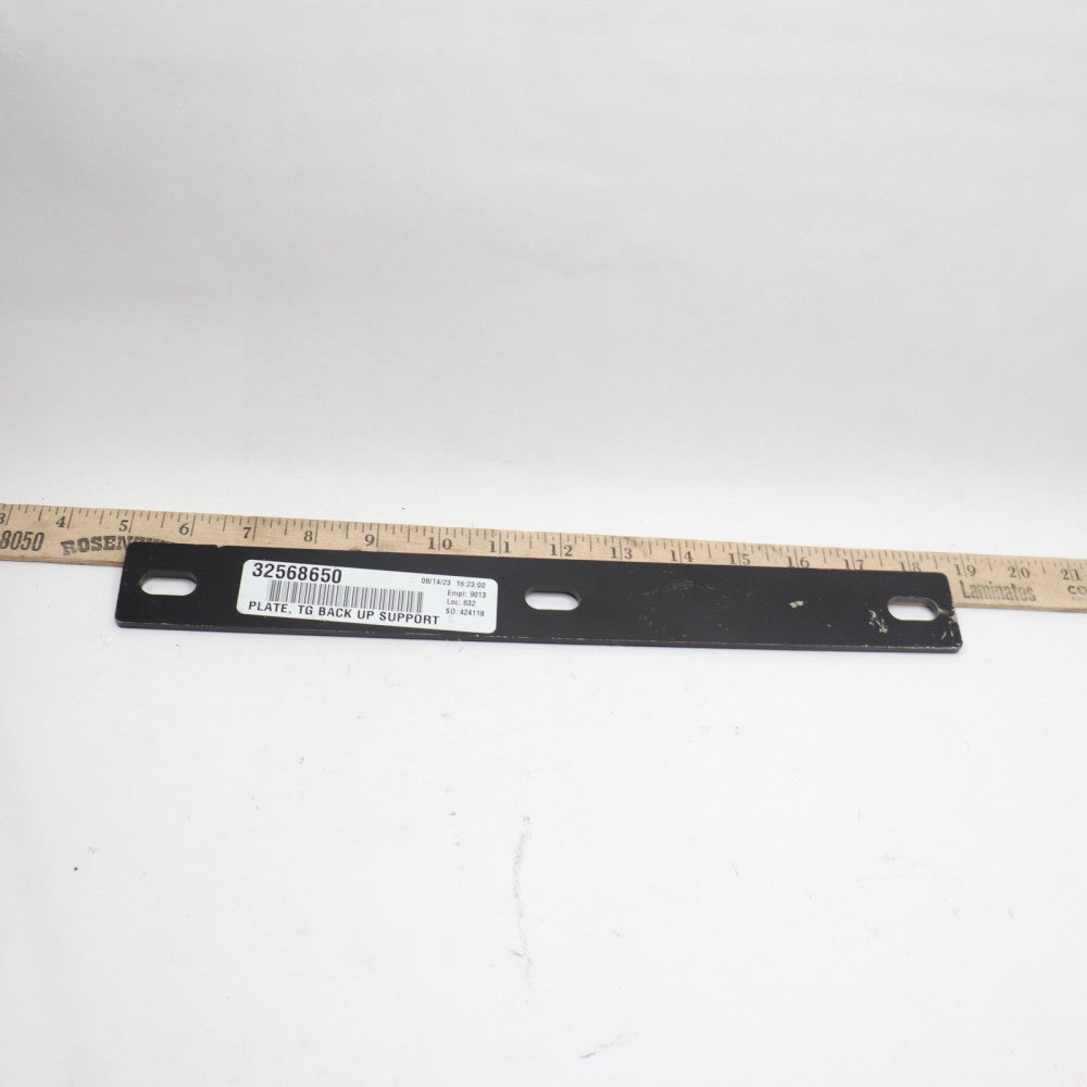 Exhaust Mount Back Up Support Plate Steel Black 13-1/2" X 1" 32568650