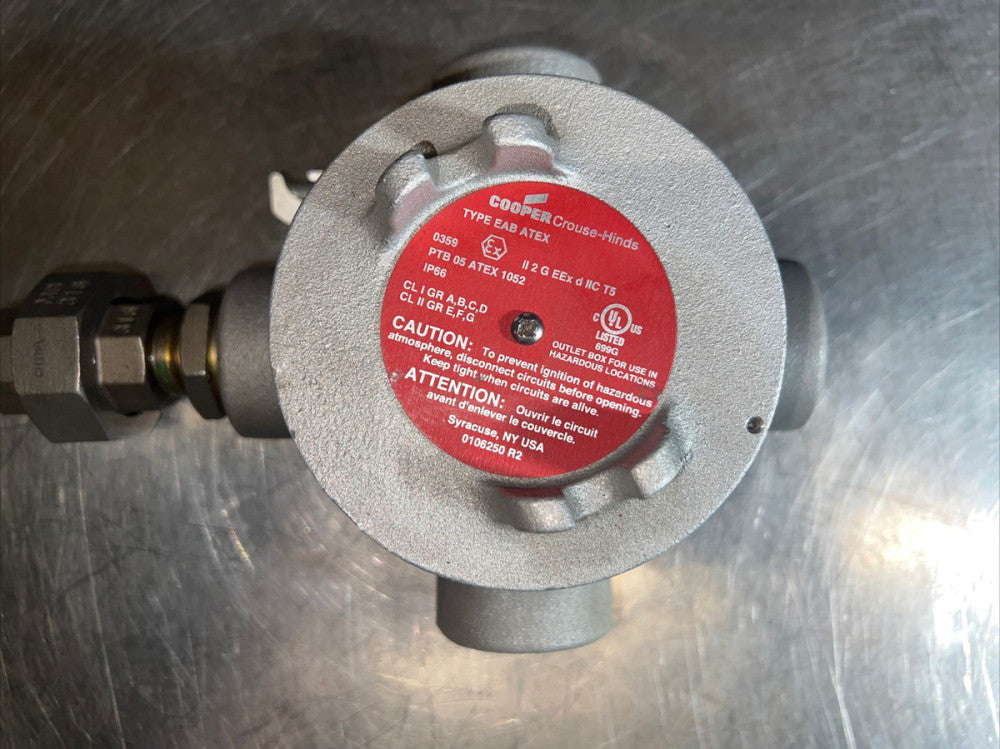 EABX26 ATEX 4 Way Crouse Hinds Fitting Nos Surplus