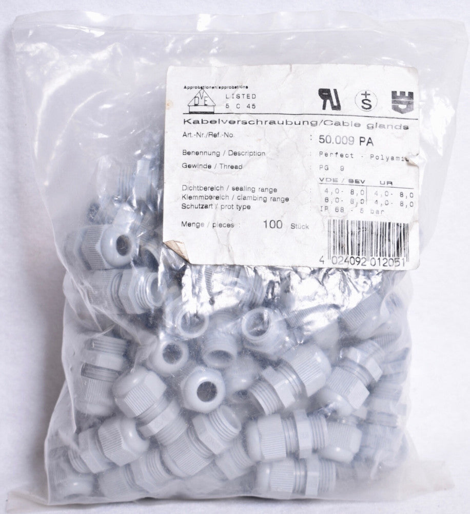 100 Count Kabelverschraubung Cable Glands  1459915