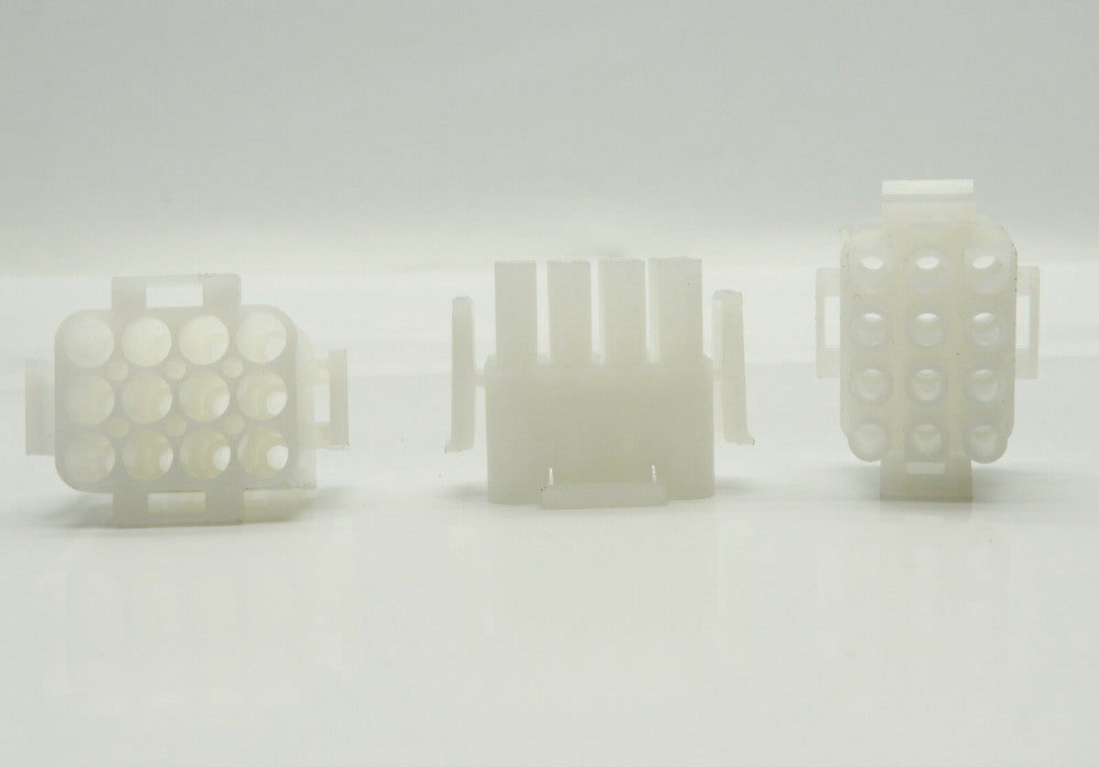(LOT of 10) Molex 12-Pin MALE Power Connector Housing Plug