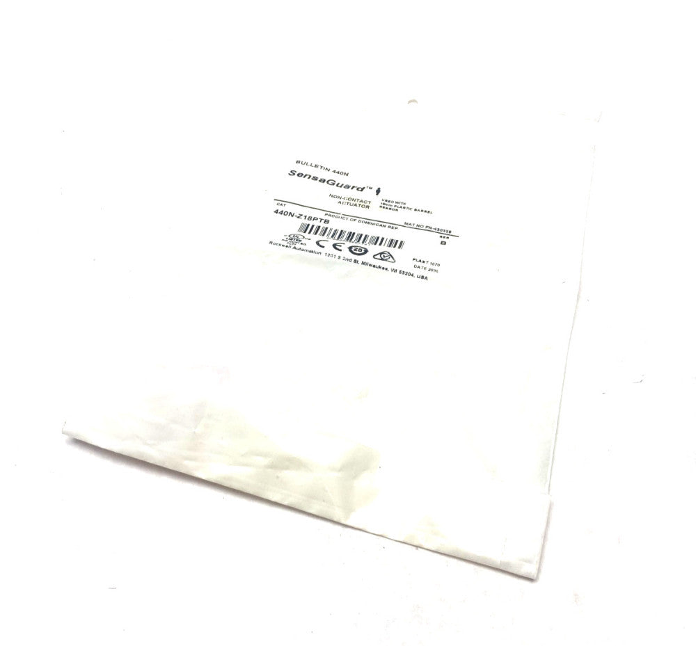 Allen Bradley 440N-Z18PTB Ser. B SensaGuard Non-Contact Actuator 18mm