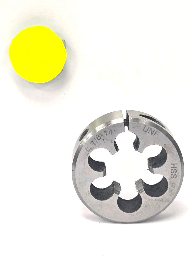 UNF CIRCLE  7/8-14  THREADING DIE HSS
