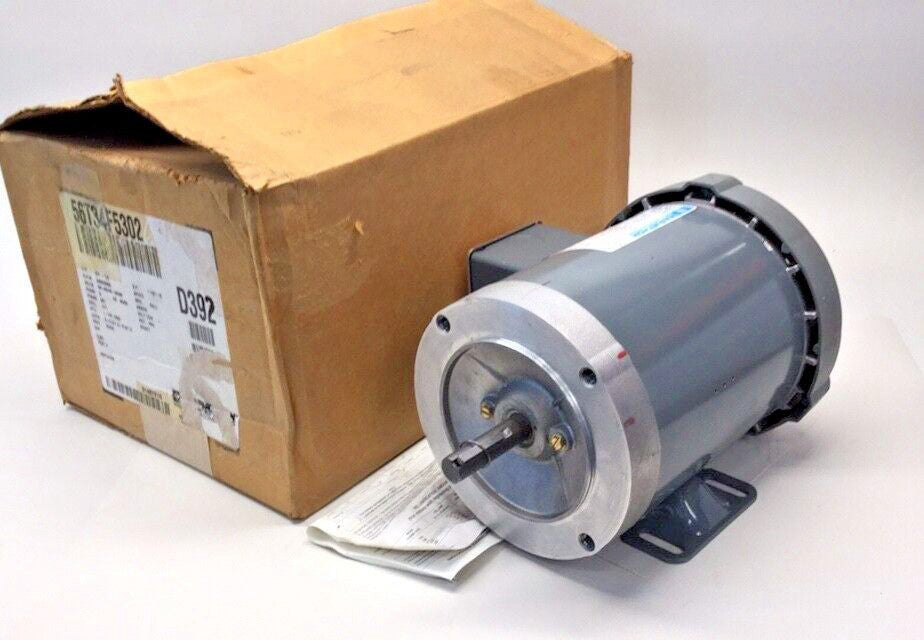 Marathon D392 Used Electric Motor AVC-56T34F5302J-P 3ph 3450/2850rpm TEFC 56C-65