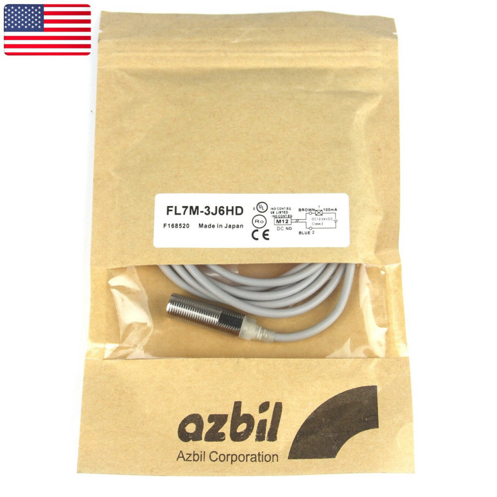 For Yamatake Azbil FL7M-3J6HD-L5 Proximity Switch Sensor 2-Wire M12 - US Stock