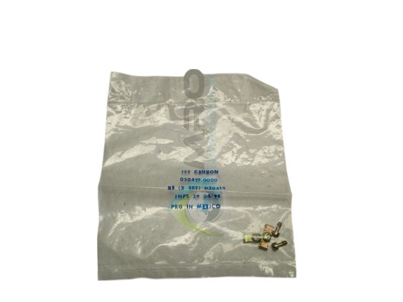 ITT CANNON 020419-0000 SCREW LOCK (PKS. OF 2)  NSMP