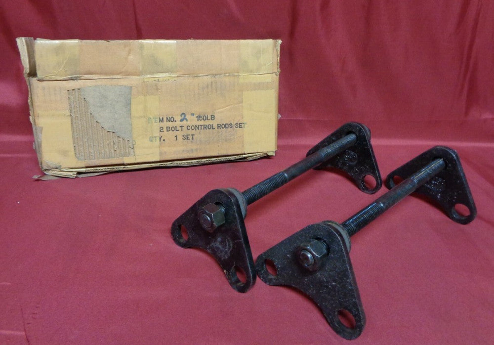 SET of Two (2) Mason 2" PIPE EXPANSION JOINT CONTROL BLACK ROD SET - NEW in BOX