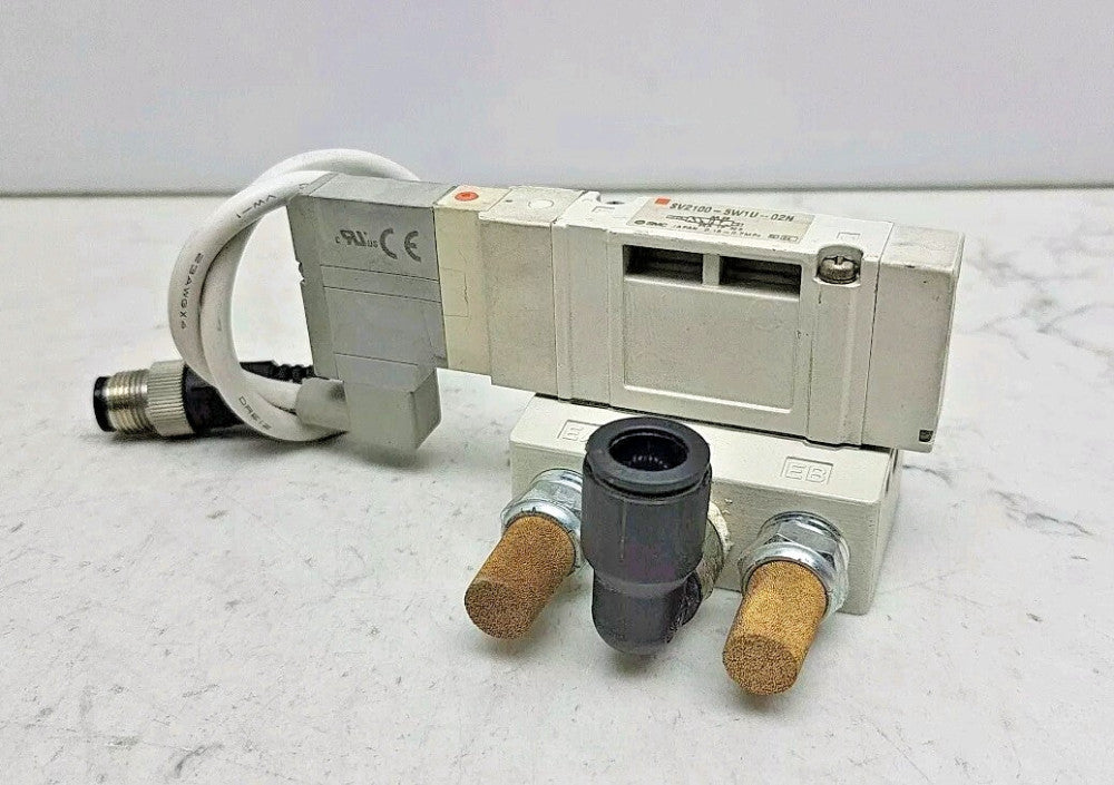 Smc SV2100-5W1U-02N Solenoid Valve 0.15-0.7 mPa 
