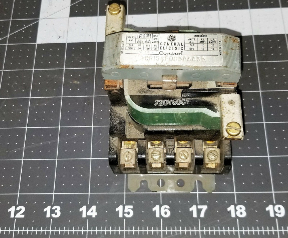 GE CR154 Starter Contactor CR154F003AAA35 Tested Working Pull [A8BC]