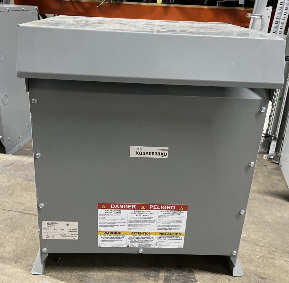 Hammond Power Solutions transformer  30kva XG3A0030KB FLAW