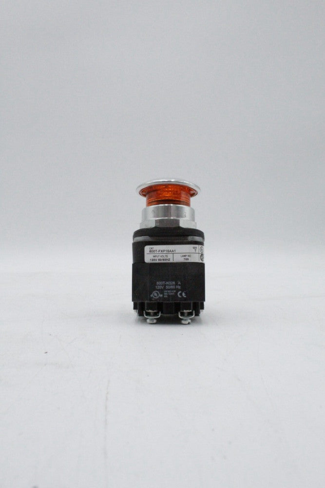 Allen-Bradley 800T-FXP16AA1 Amber Illuminated Push Button