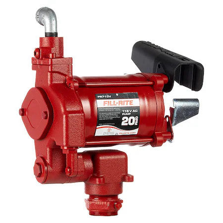 Fill-Rite Fr710vn Fuel Transfer Pump, 115V Ac, 20 Gpm Max. Flow Rate , 1/3 Hp,