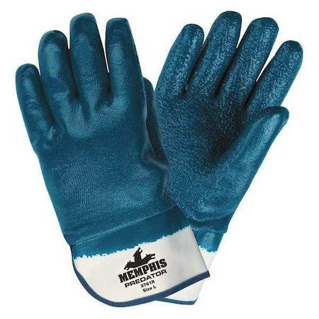 Mcr Safety 9761Rm Chemical Resistant Gloves, Nitrile, 11 In L, 18.00 Mil,