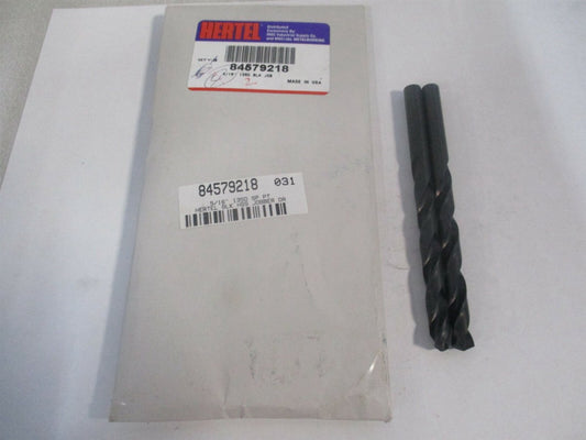 (84579218) 5/16" x 3-3/16" x 4-1/2" OAL 135° HSS Spiral Jobber Drill - Pack of 4