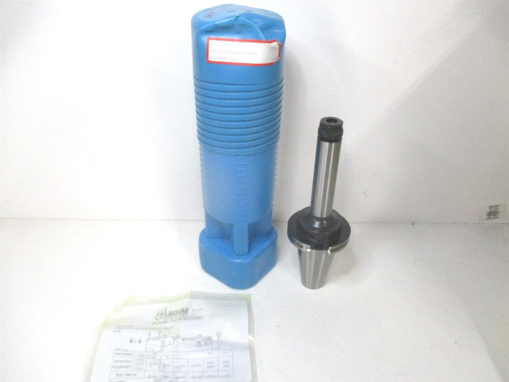Techniks (22295) 1.34 x 8" OAL V-Flange CAT50 ER20 High Speed Steel Collet Chuck
