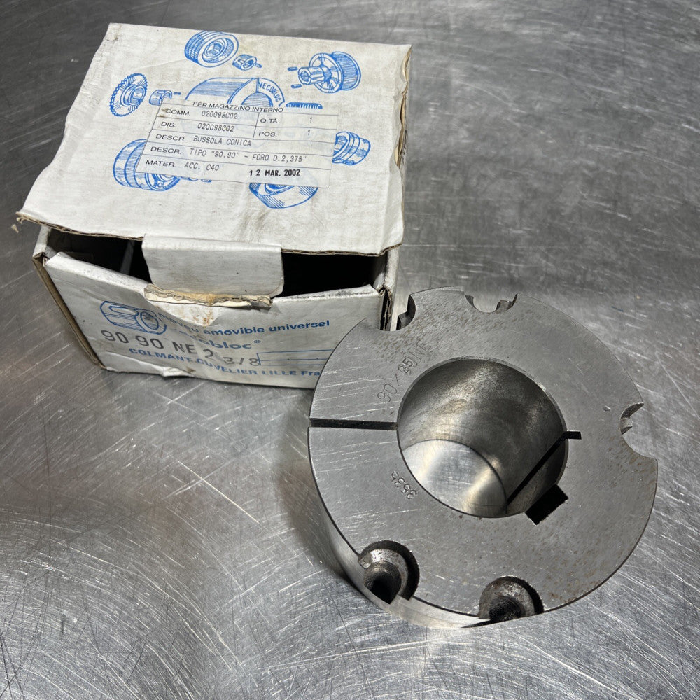 VECOBLOC 90 90 NE 2 3/8 Taper Lock Bush Nos Surplus
