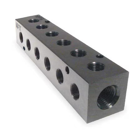 Pneumadyne M30-375-6-90 Manifold, 90,Metal,Npt,1/2 In.